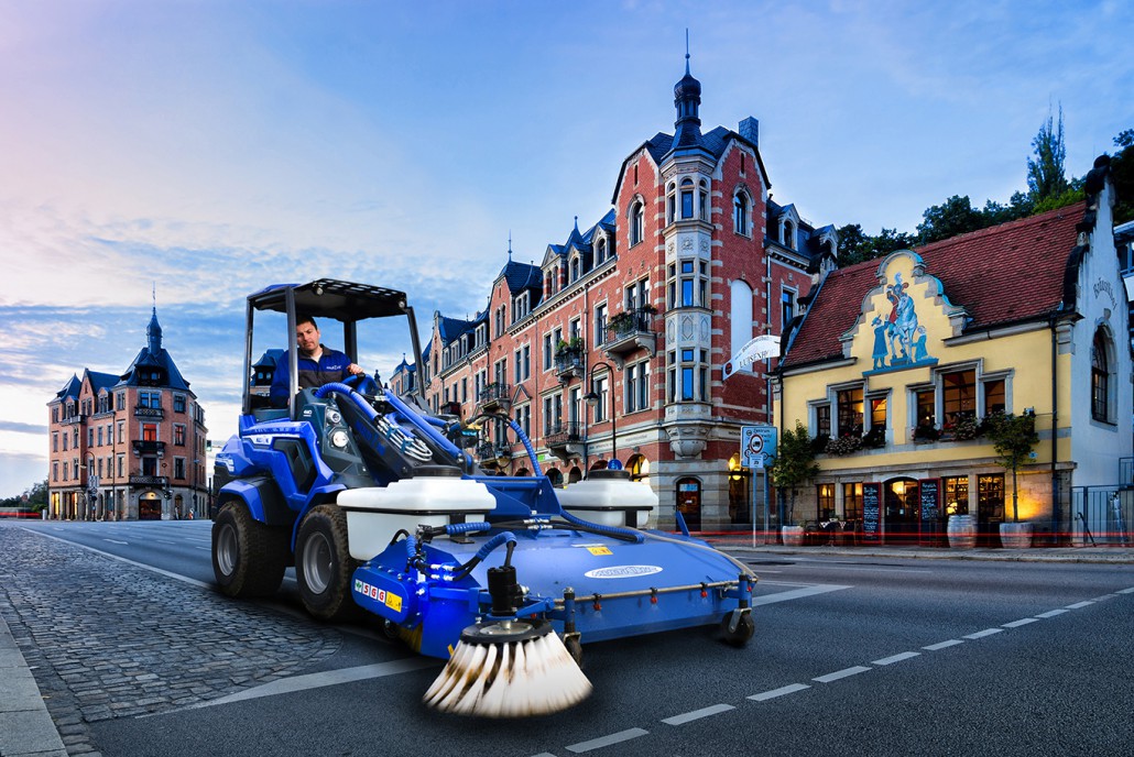 сочлененный минипогрузчик