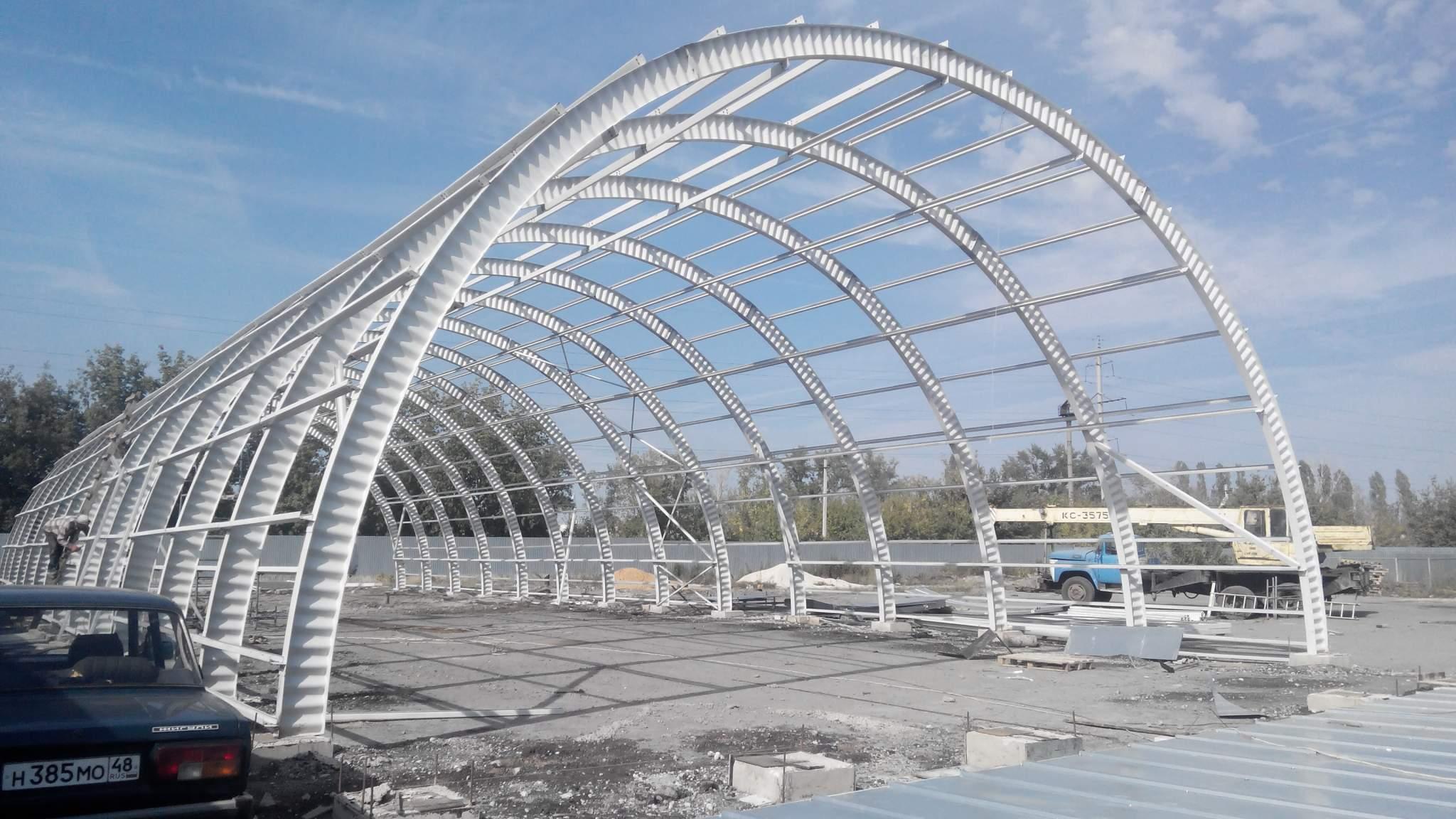 Быстровозводимые здания и сооружения из легких металлических конструкций