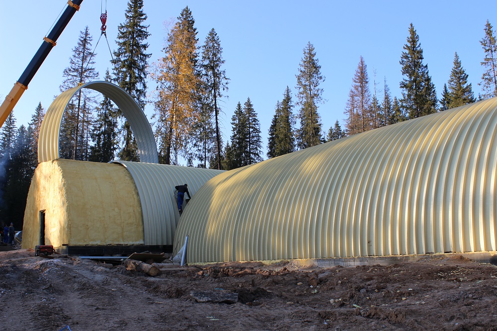 Быстровозводимые здания и сооружения из легких металлических конструкций