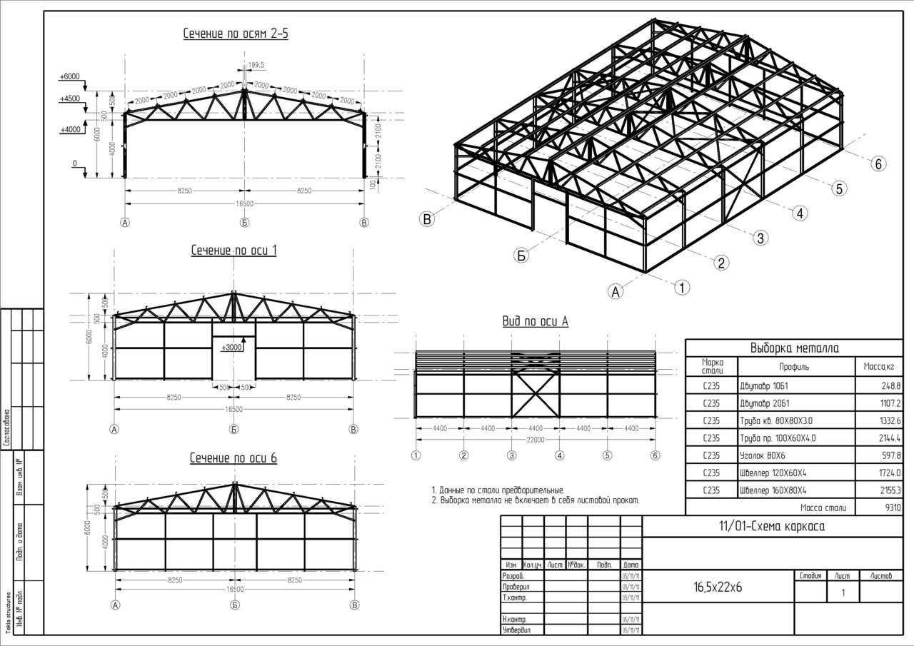 Быстровозводимые здания и сооружения из легких металлических конструкций